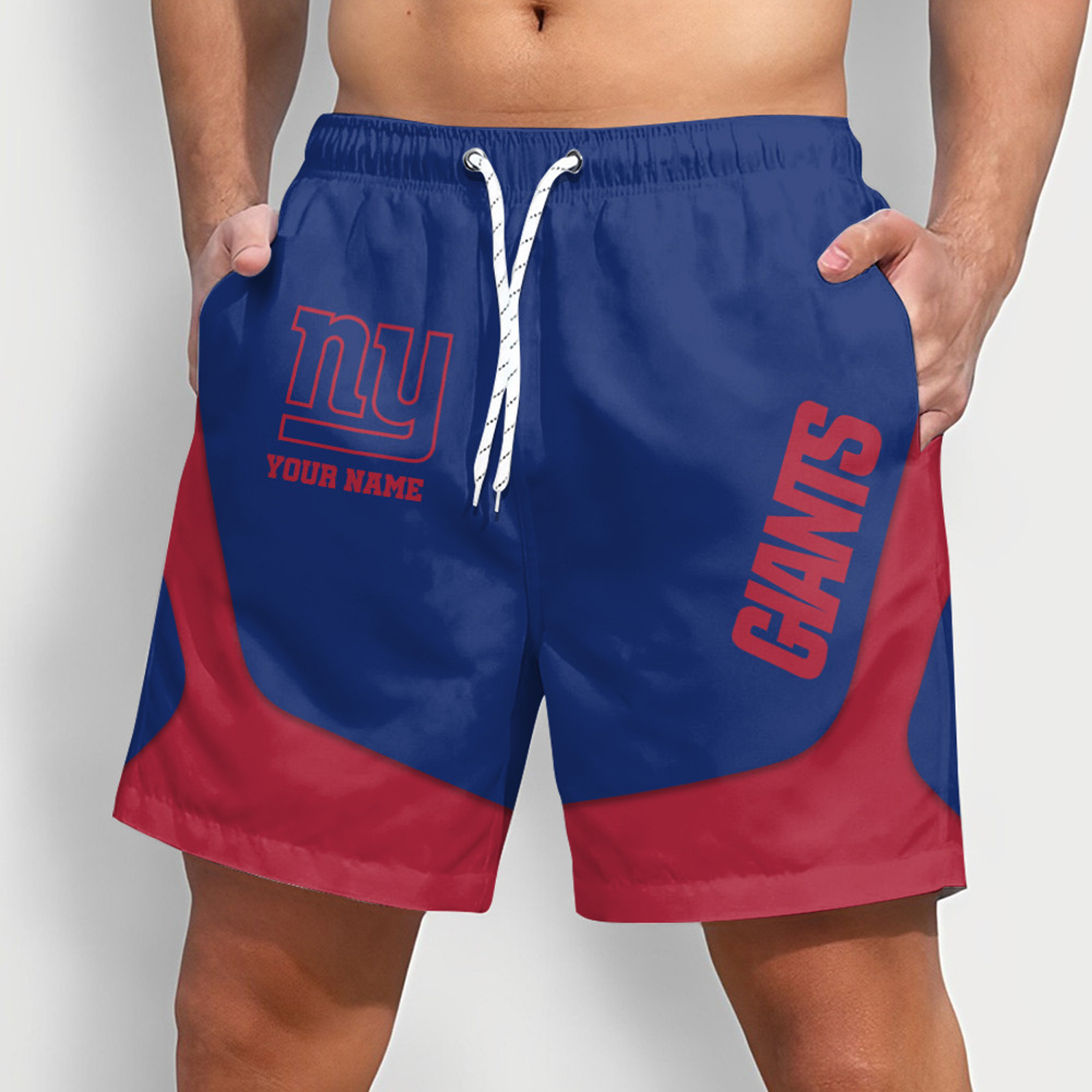 New York Giants x NFL Team Special Short Pants For Men Custom Name Gifts