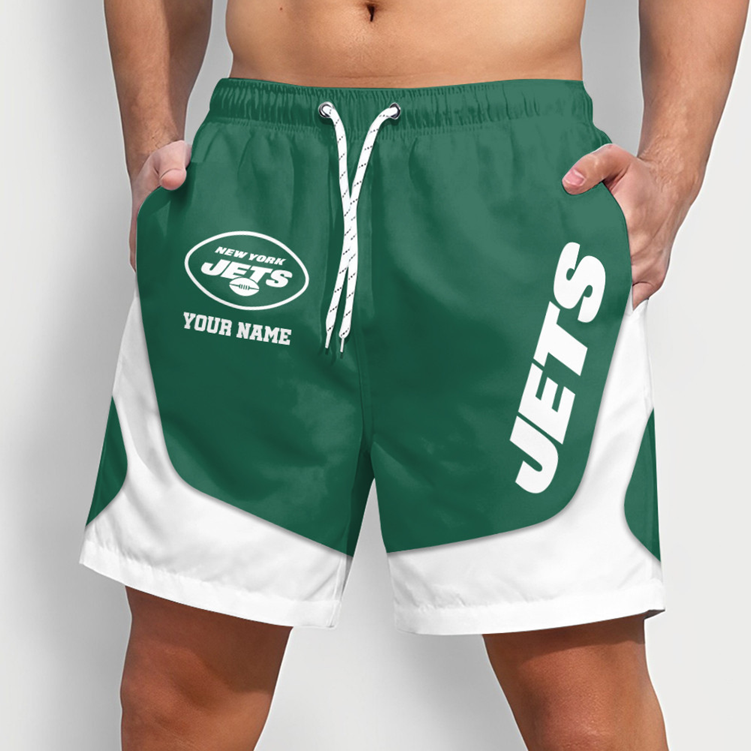 New York Jets x NFL Team Special Short Pants For Men Custom Name Gifts