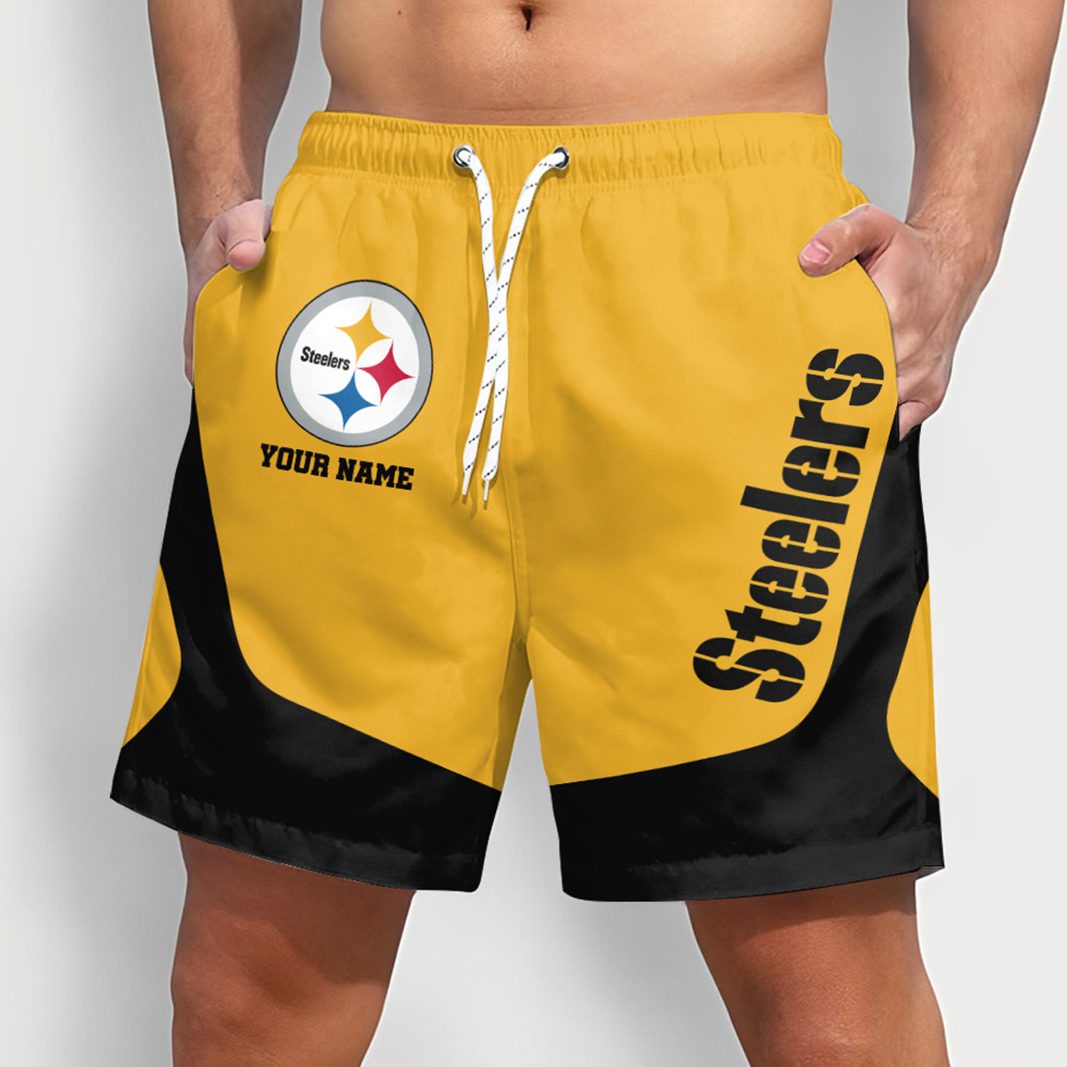 Pittsburgh Steelers x NFL Team Special Short Pants For Men Custom Name Gifts