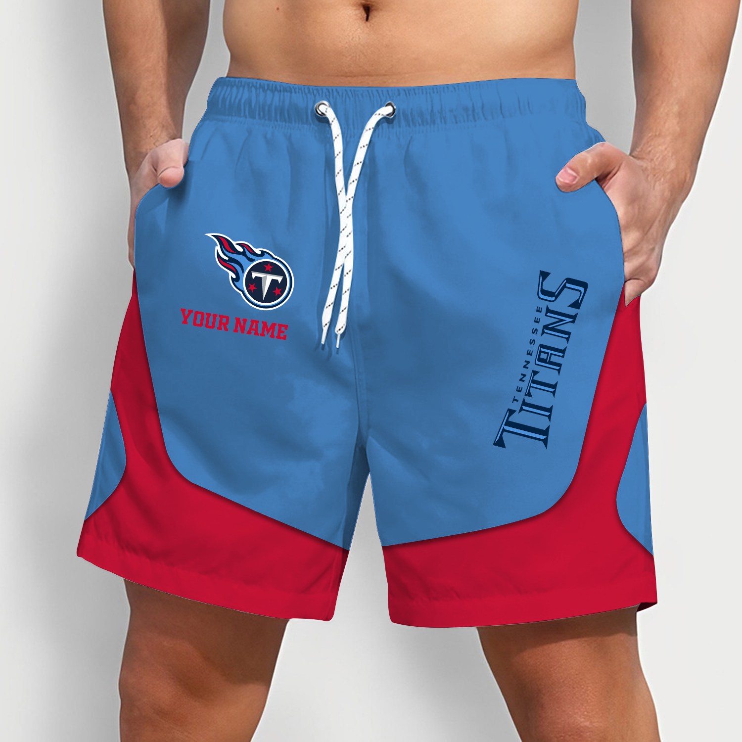 Tennessee Titans x NFL Team Special Short Pants For Men Custom Name Gifts