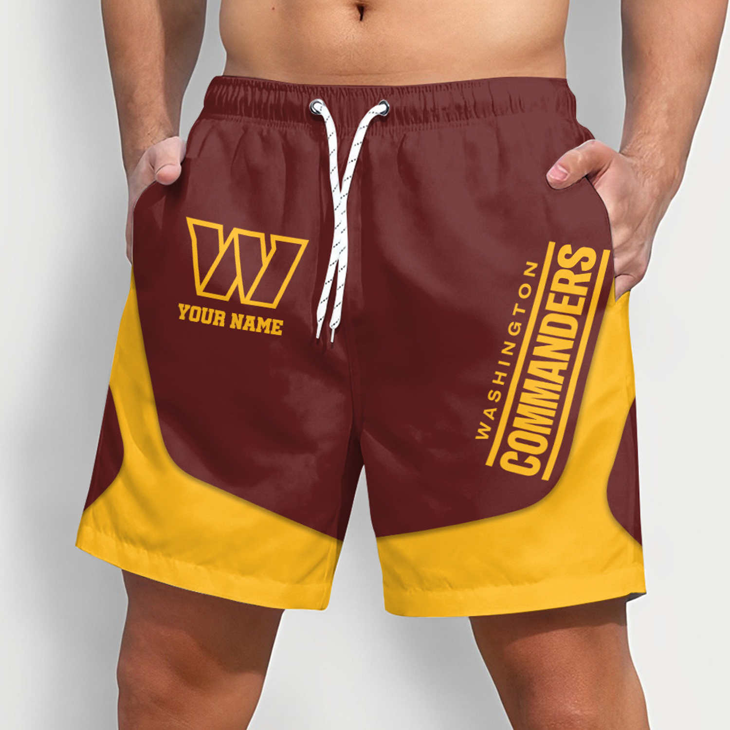 Washington Commanders x NFL Team Special Short Pants For Men Custom Name Gifts
