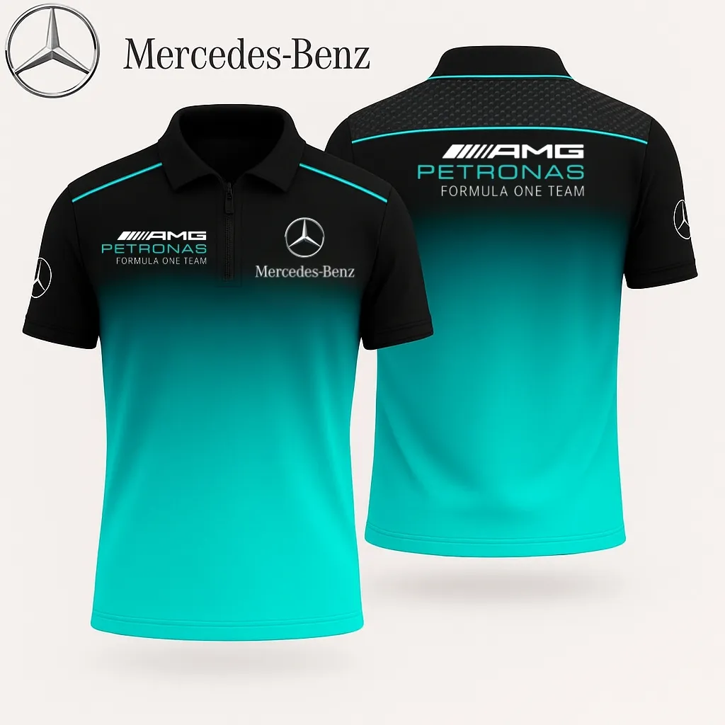 Zip Polo Shirt MERCEDES - hm27103500