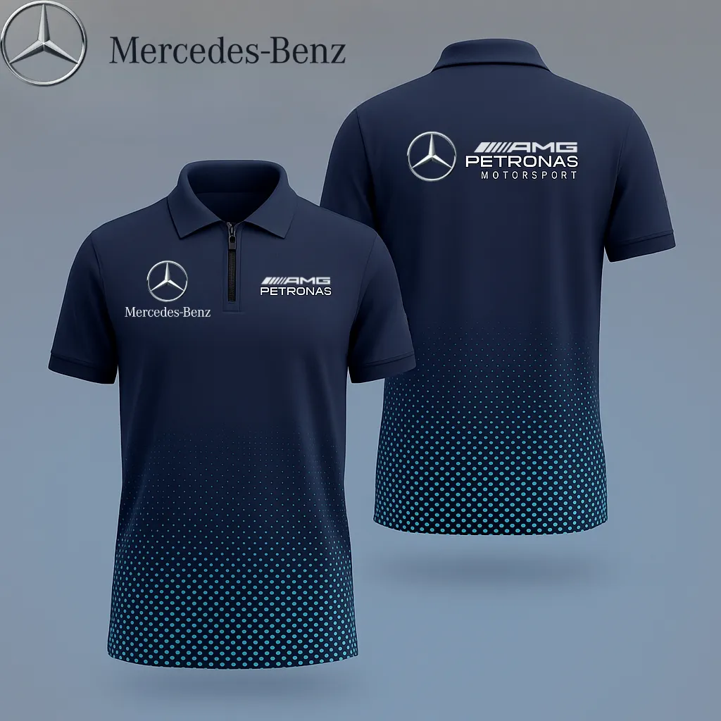 Zip Polo Shirt MERCEDES - hm27103505