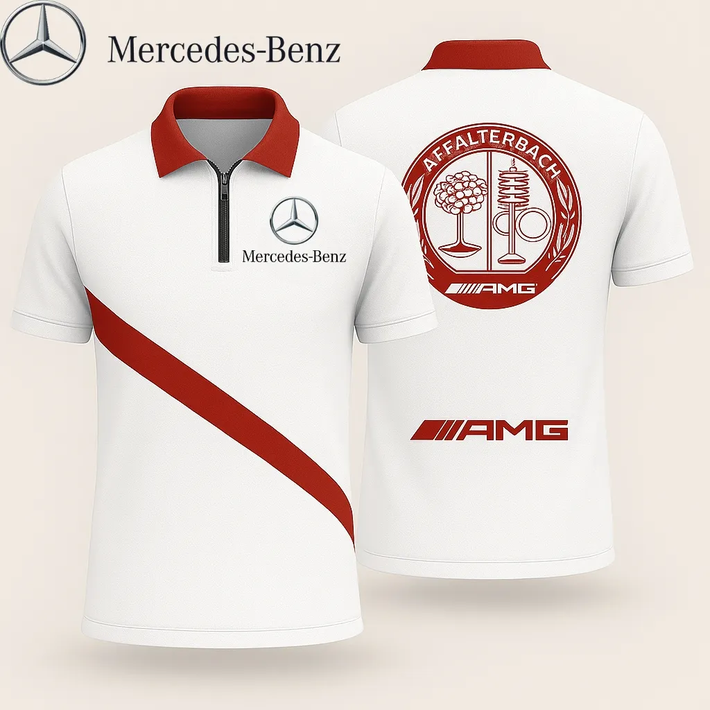 Zip Polo Shirt MERCEDES - hm27103506
