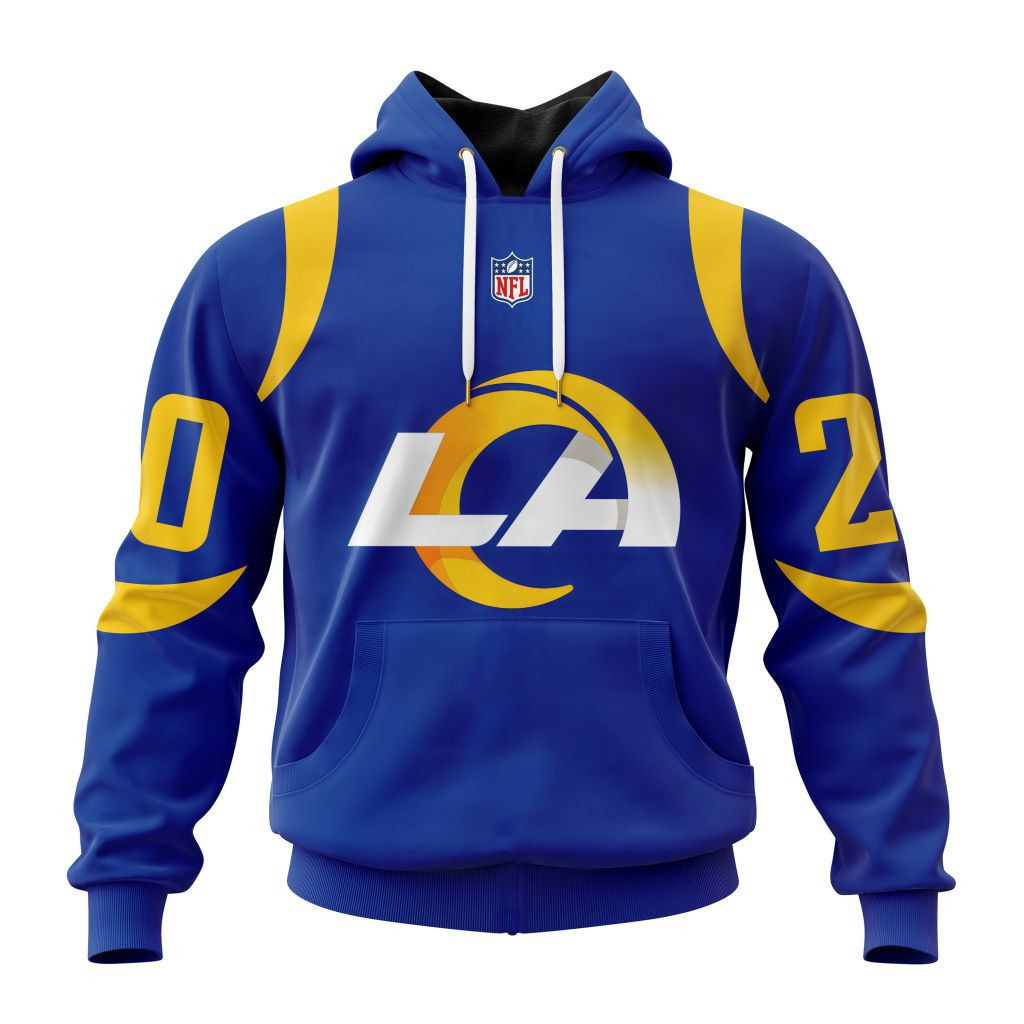 Buildercar - Los Angeles Rams Specialized Design Away Kits Hoodie Personalized Letters Number