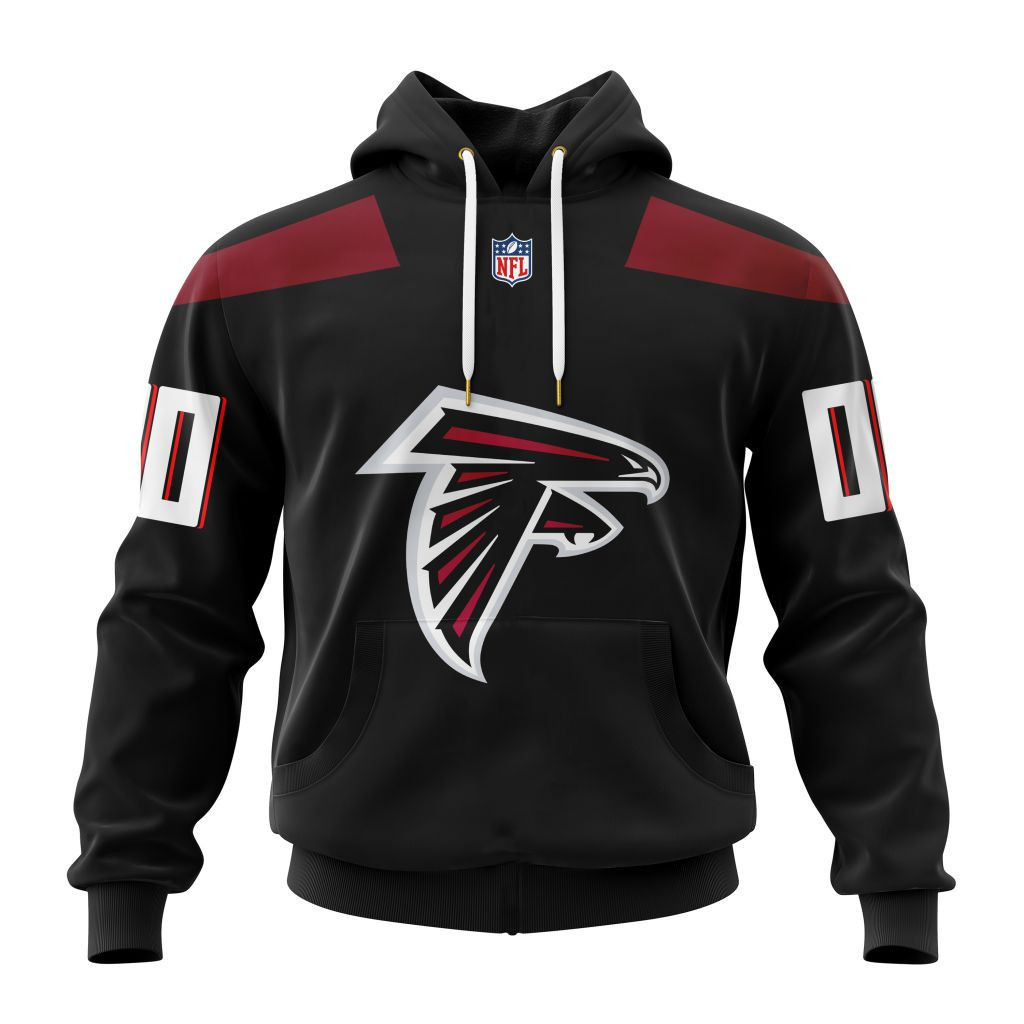 Buildercar - Atlanta Falcons Specialized Design Away Kits Hoodie Personalized Letters Number 2