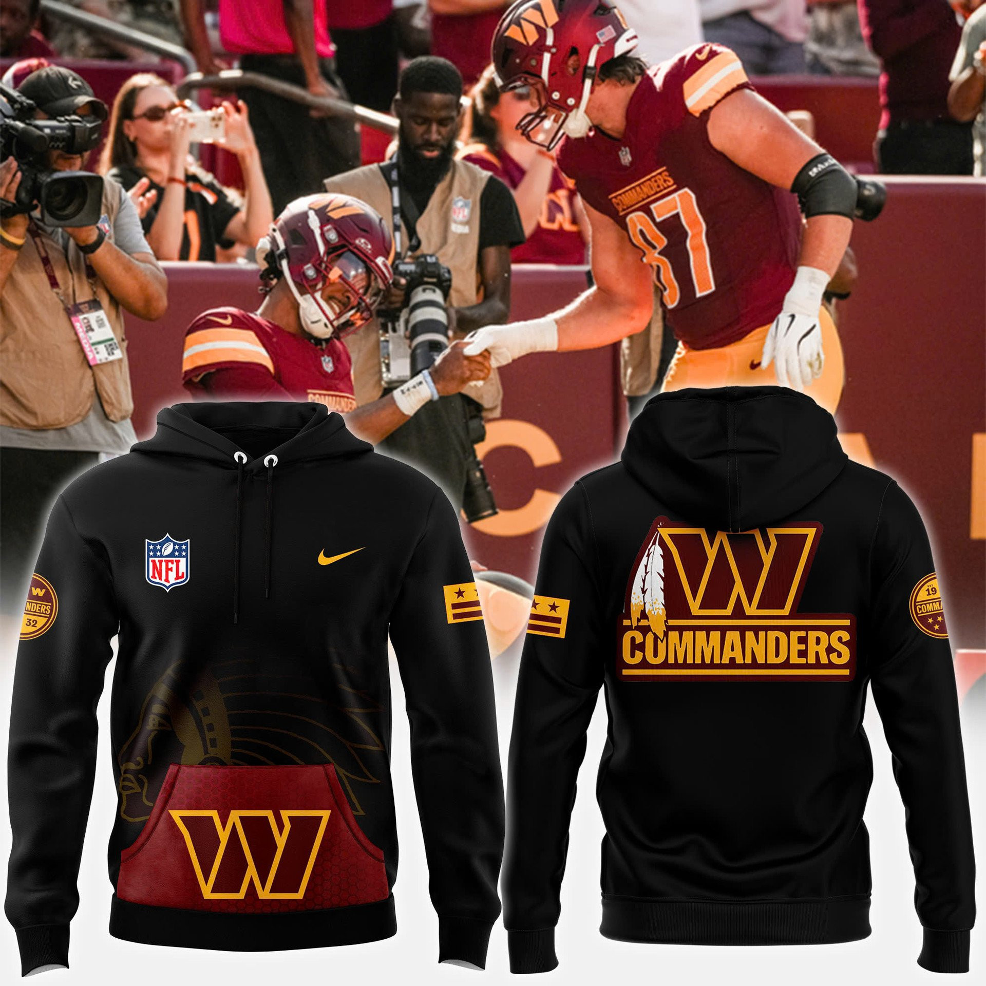 Buildercar - Washington Commanders Specialized Hoodie 5