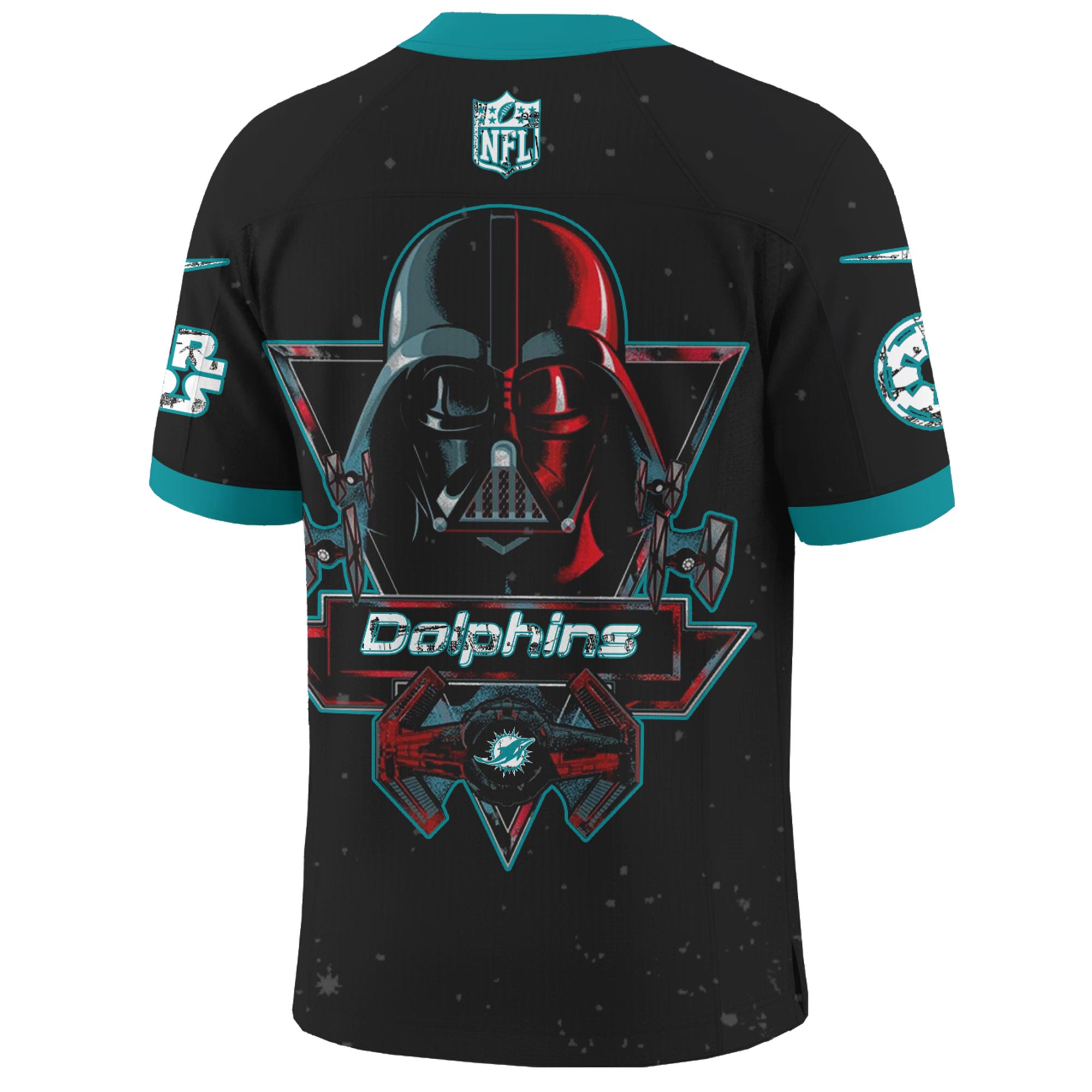 Buildercar - Miami Dolphins - NFL x Star War Limited Editions Jersey Ver 5 - Image 3