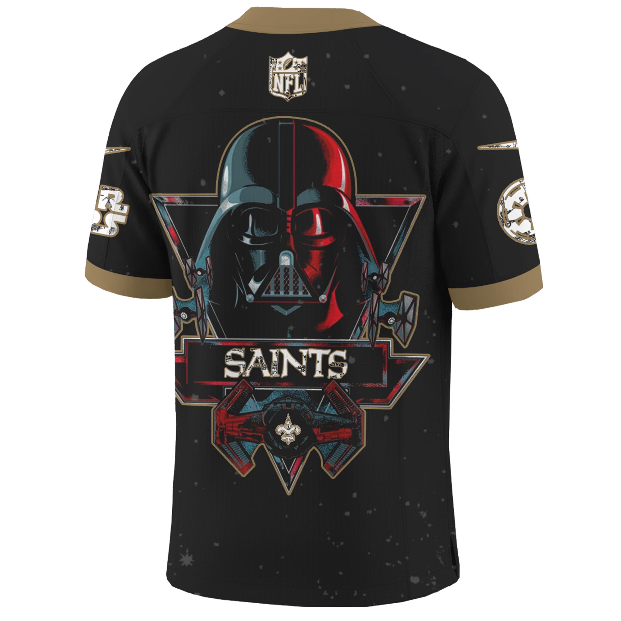 Buildercar - New Orleans Saints - NFL x Star War Limited Editions Jersey Ver 5 - Image 3
