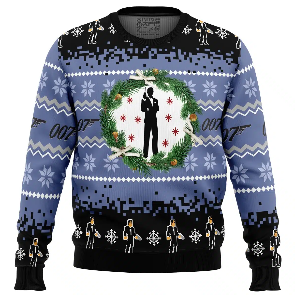 Buildercar - 007 James Bond Ugly Christmas Sweater
