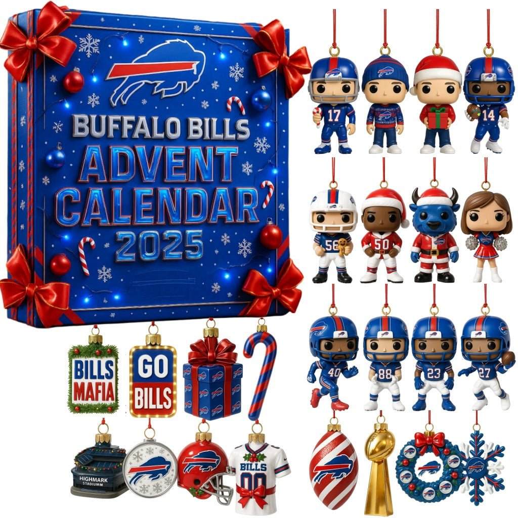 Buildercar - 2025 Buffalo Bills Advent Calendar -2D Acrylic