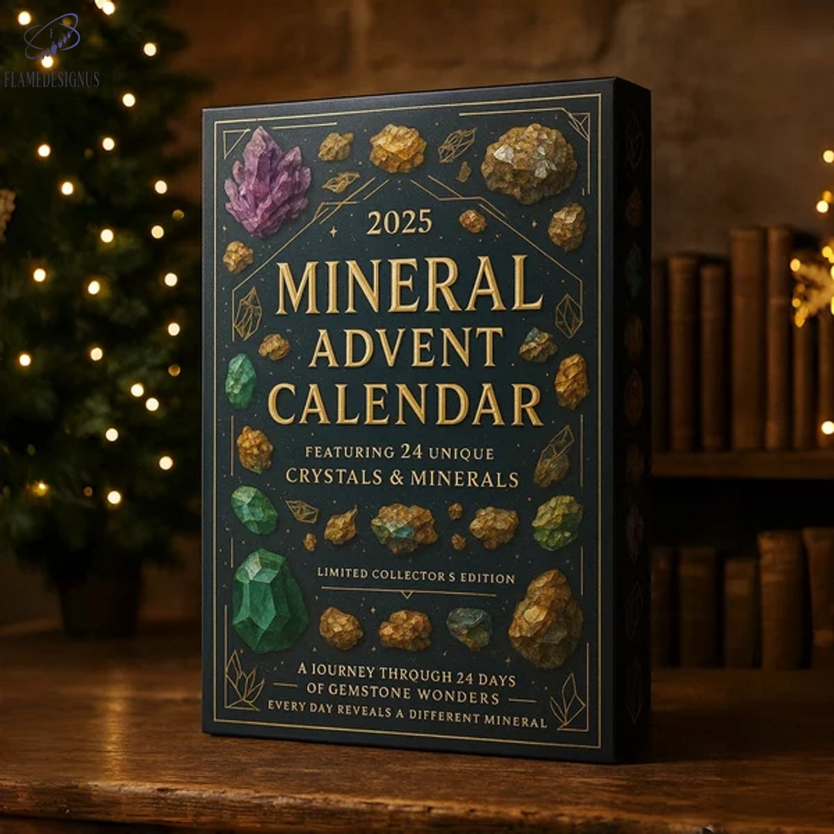 Buildercar - 2025 Mineral Advent Calendar -2D Acrylic