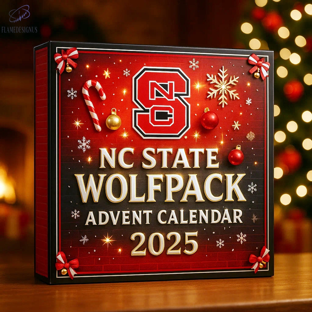 Buildercar - 2025 NC State Wolfpack Advent Calendar -2D Acrylic