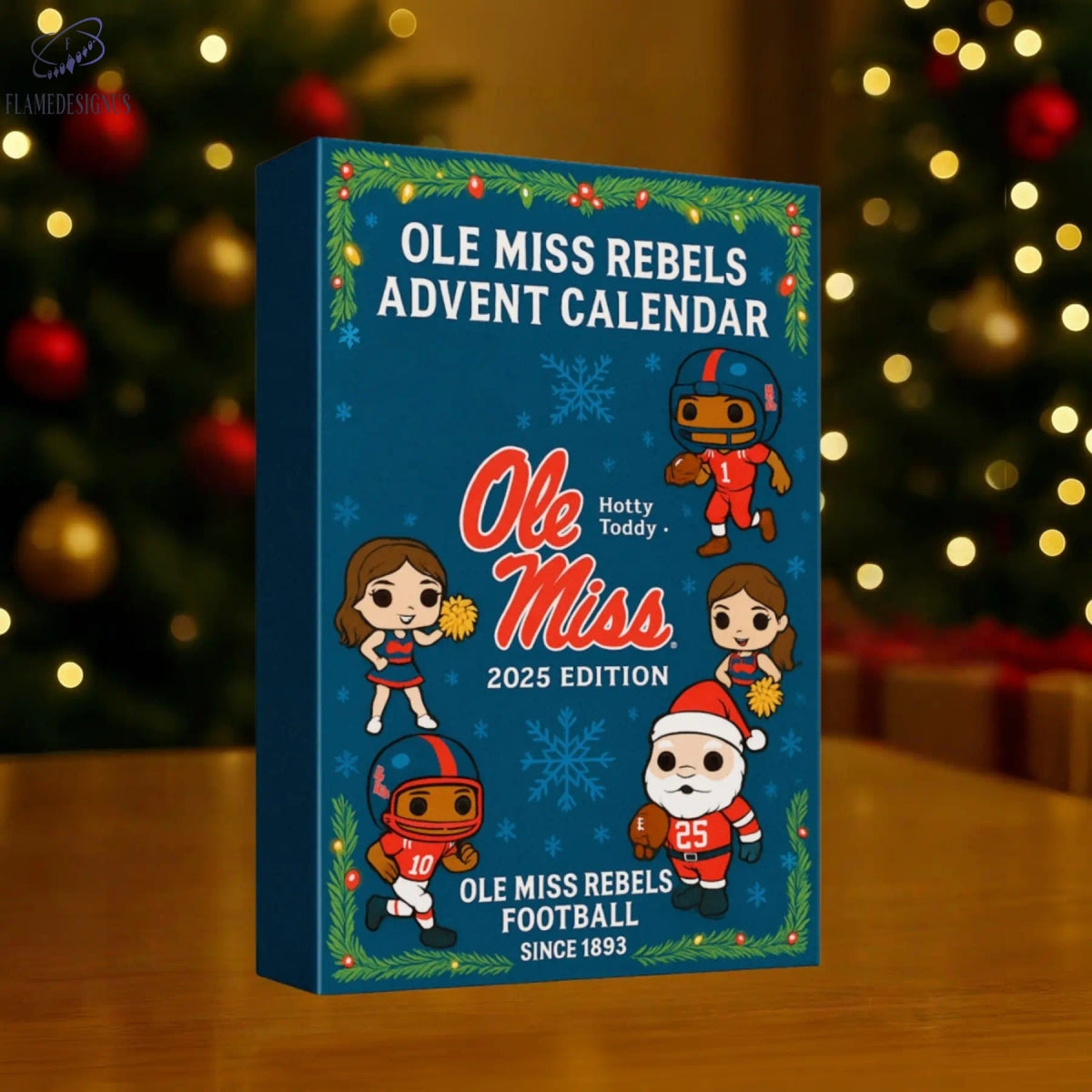 Buildercar - 2025 Ole Miss Rebels Advent Calendar -2D Acrylic