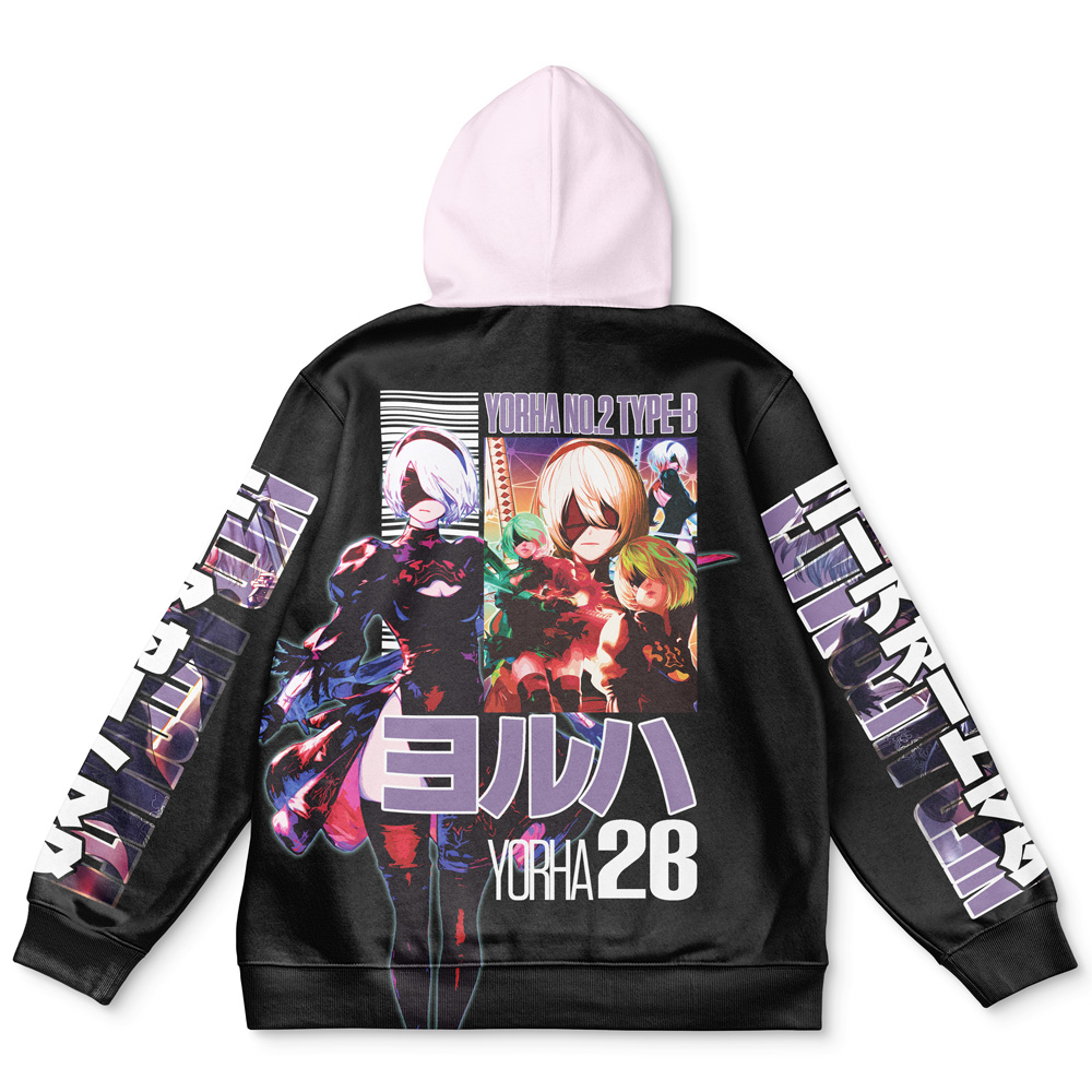 Buildercar - 2B Nier Automata Streetwear Hoodie