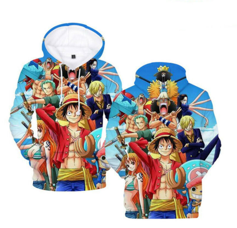 Buildercar - 3d One Piece Themed Hoodie