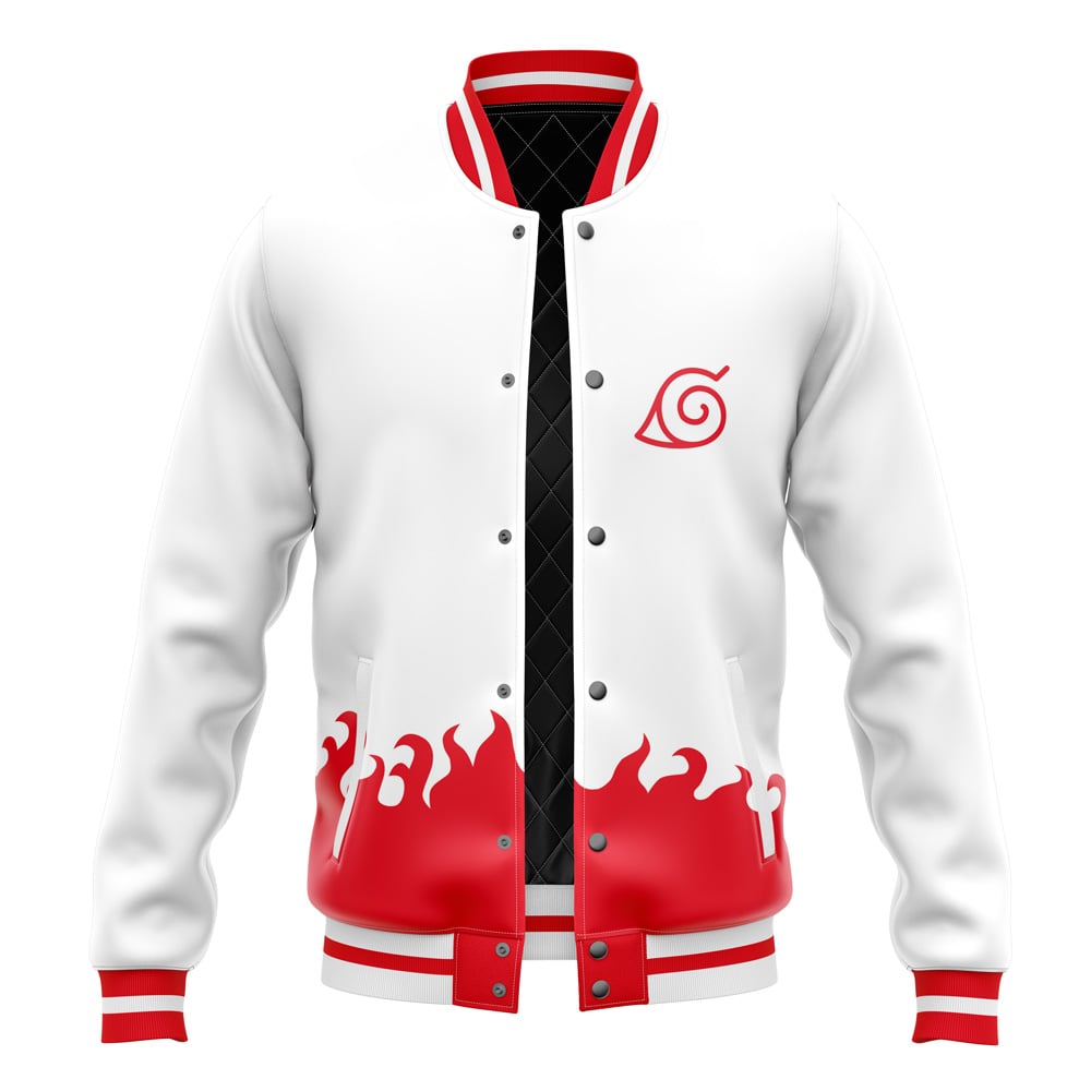 Buildercar - 4th Hokage Pattern Shippuden Varsity Jacket
