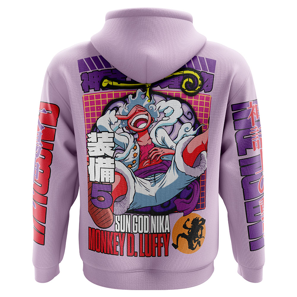 Buildercar - 5th Gear Luffy One Piece Hoodie - Image 2