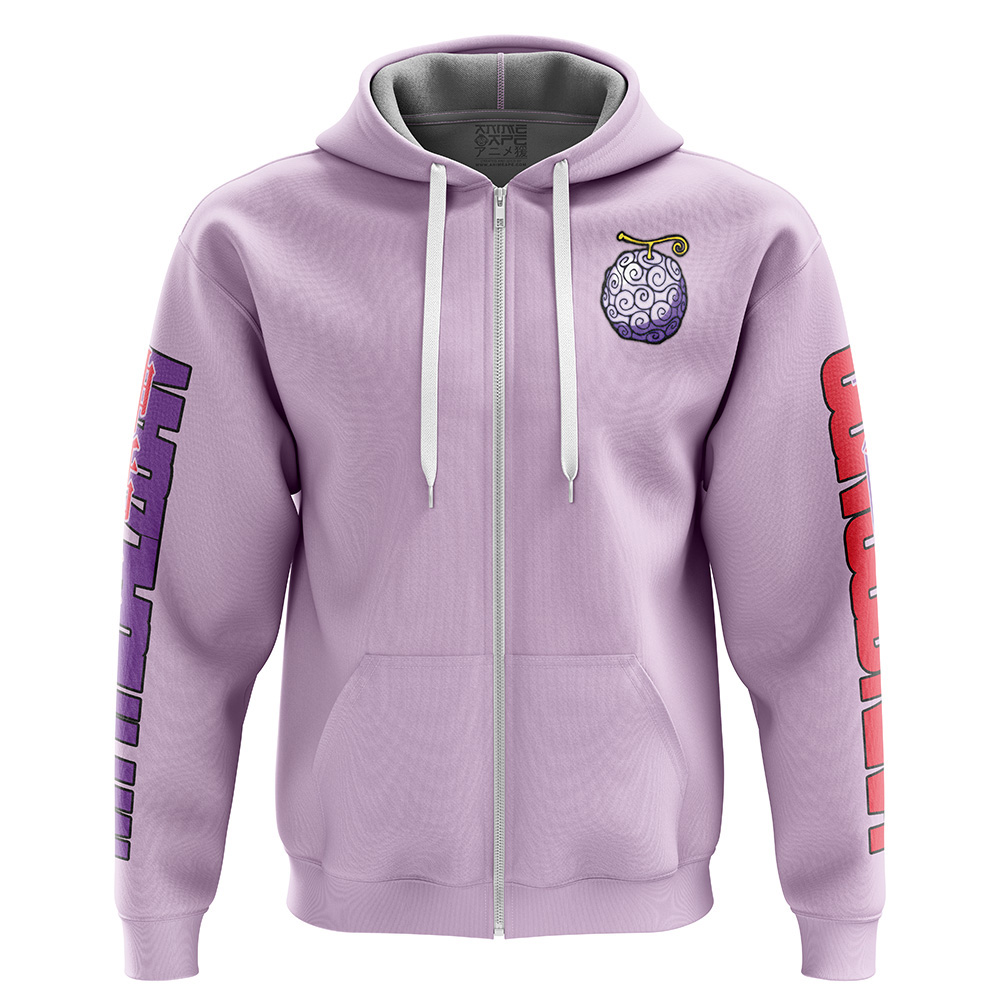 Buildercar - 5th Gear Luffy One Piece Zip Hoodie Jacket