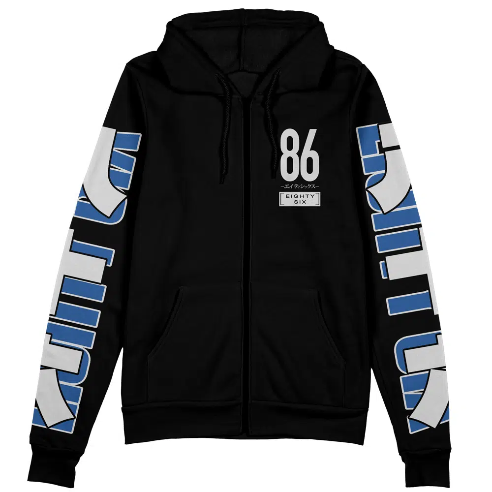 Buildercar - 86 Eighty Six Streetwear Zip Hoodie Jacket - Image 2