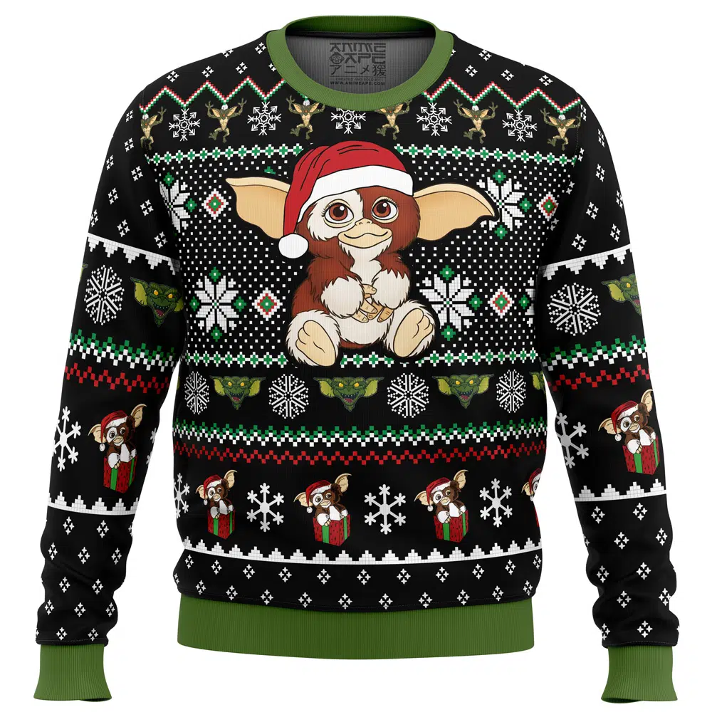 Buildercar - A Christmas Present Gremlins Ugly Christmas Sweater