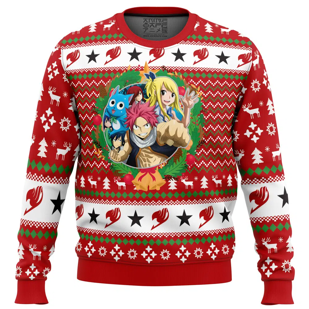 Buildercar - A Christmas Tail Fairy Tail Ugly Christmas Sweater
