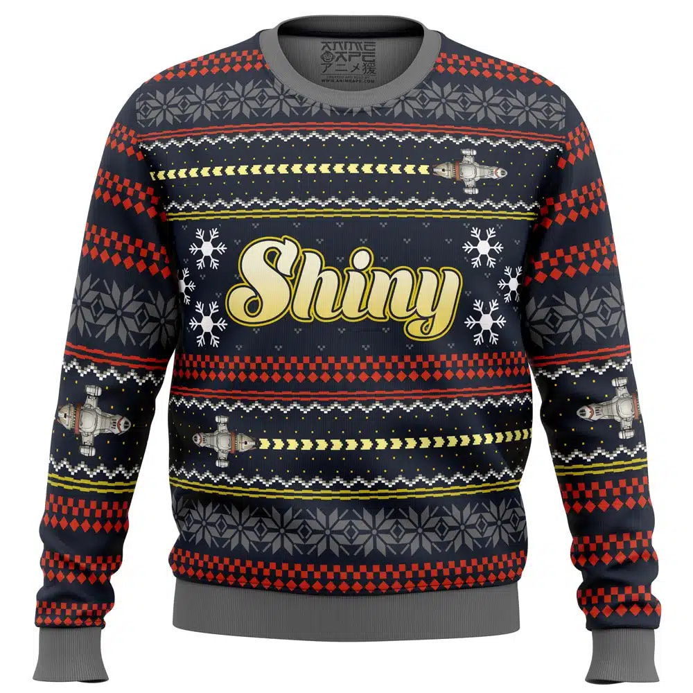 Buildercar - A Very Shiny Christmas Firefly Ugly Christmas Sweater