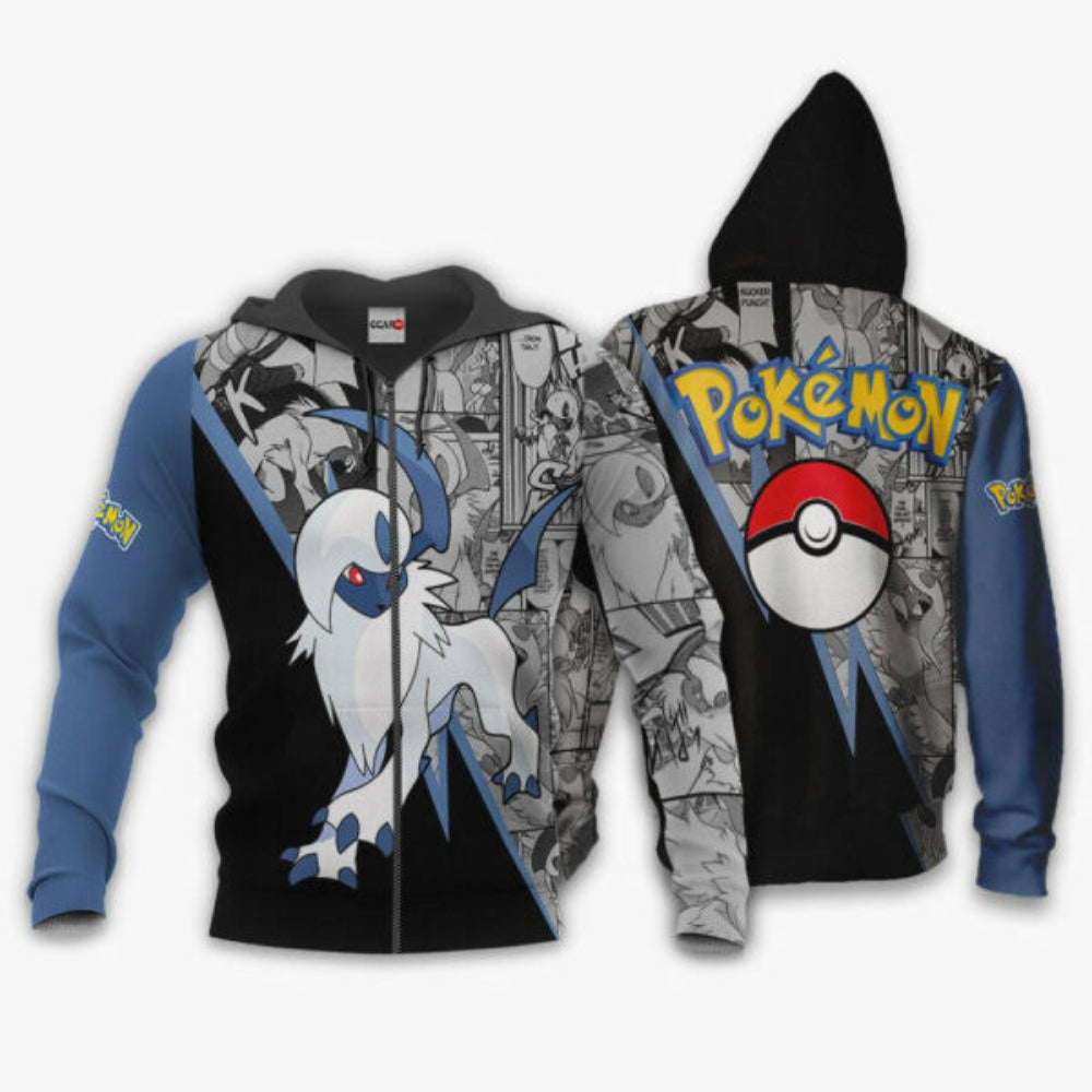 Buildercar - Absol Anime Pokemon 1k704 Fan Gift Stylist Unisex Cartoon Graphic Outfits Aop 3d Hoodie 41