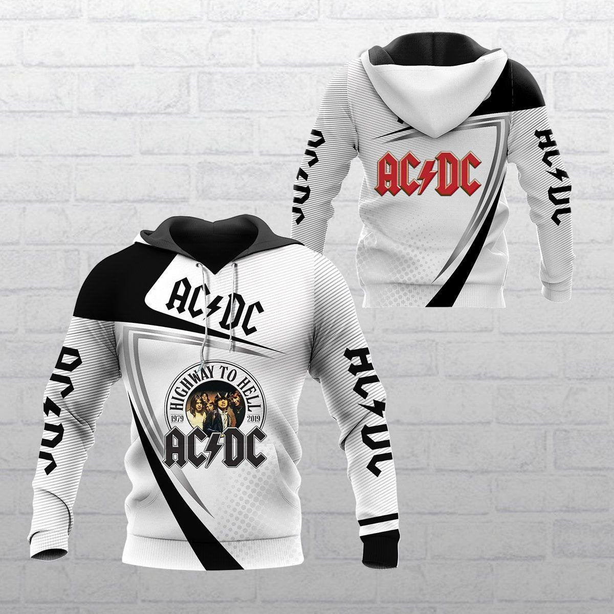 Buildercar - Ac/dc Music Band Fan Gift, Acdc Band Highway To Hell All Over Print Hoodie 865