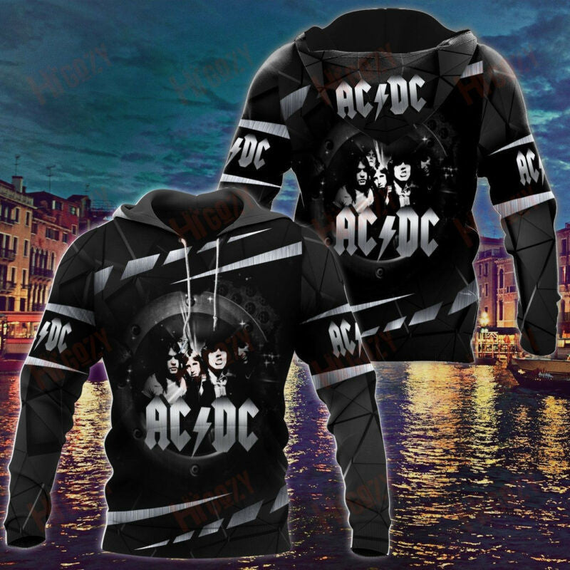 Buildercar - Acdc Rock Band 1 Hoodie 3d