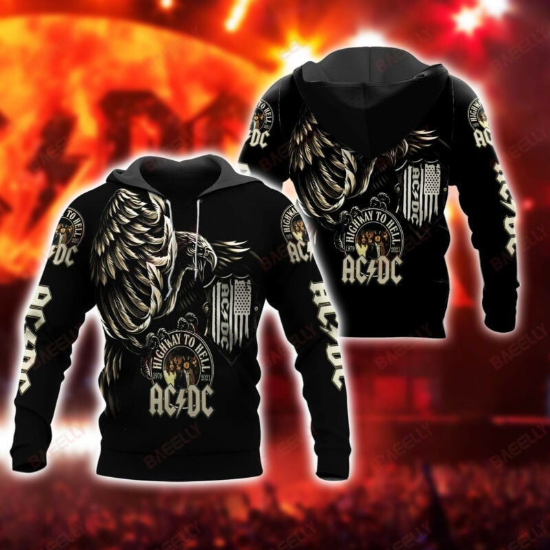 Buildercar - Acdc Rock Band Hoodie 3d