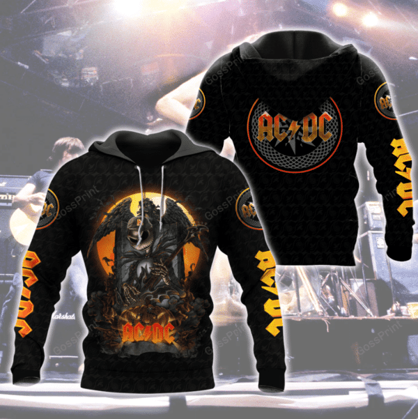 Buildercar - Acdc Rock Band Signatures Aop Hoodie 2 1349