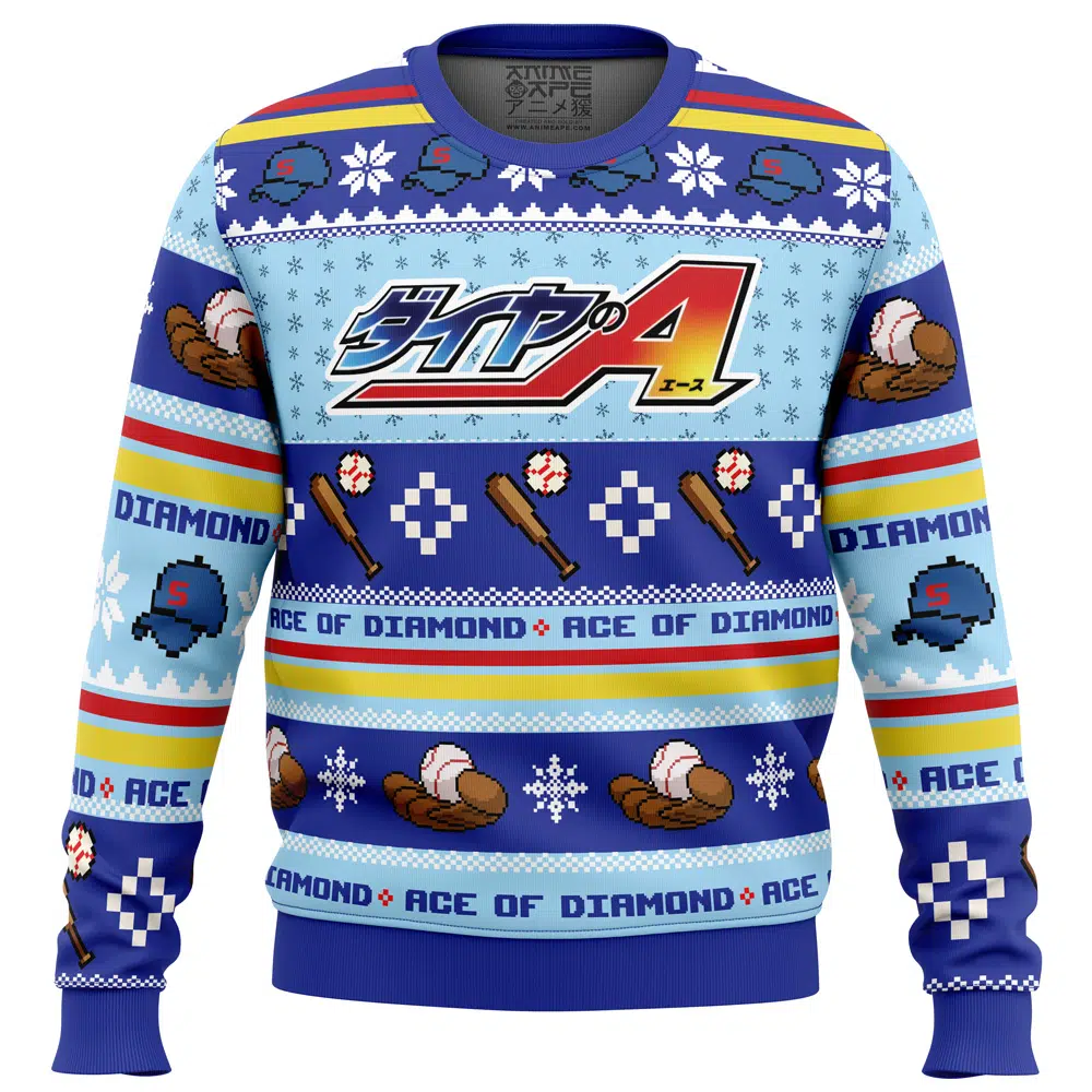 Buildercar - Ace of Diamond Ugly Christmas Sweater