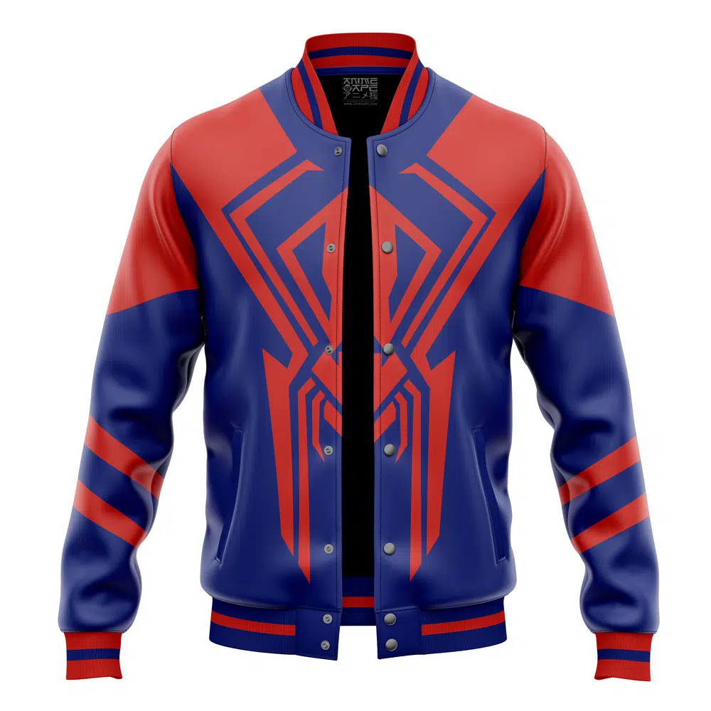 Buildercar - Across The Spider Verse 2099 Spiderman Marvel Varsity Jacket