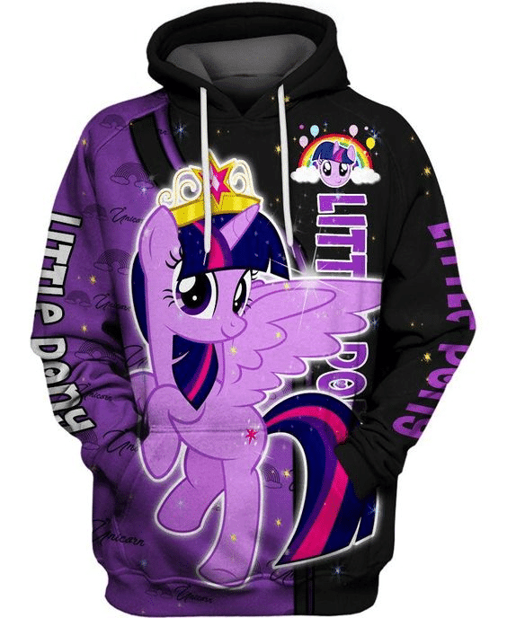 Buildercar - Adorable My Little Pony 96 Fan Gift Stylist Unisex Cartoon Graphic Outfits Aop Hoodie