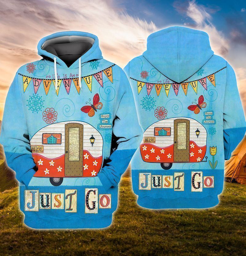 Buildercar - Adventure Enjoy The Journey Just Go Camping For Men And Women 3d Hoodie