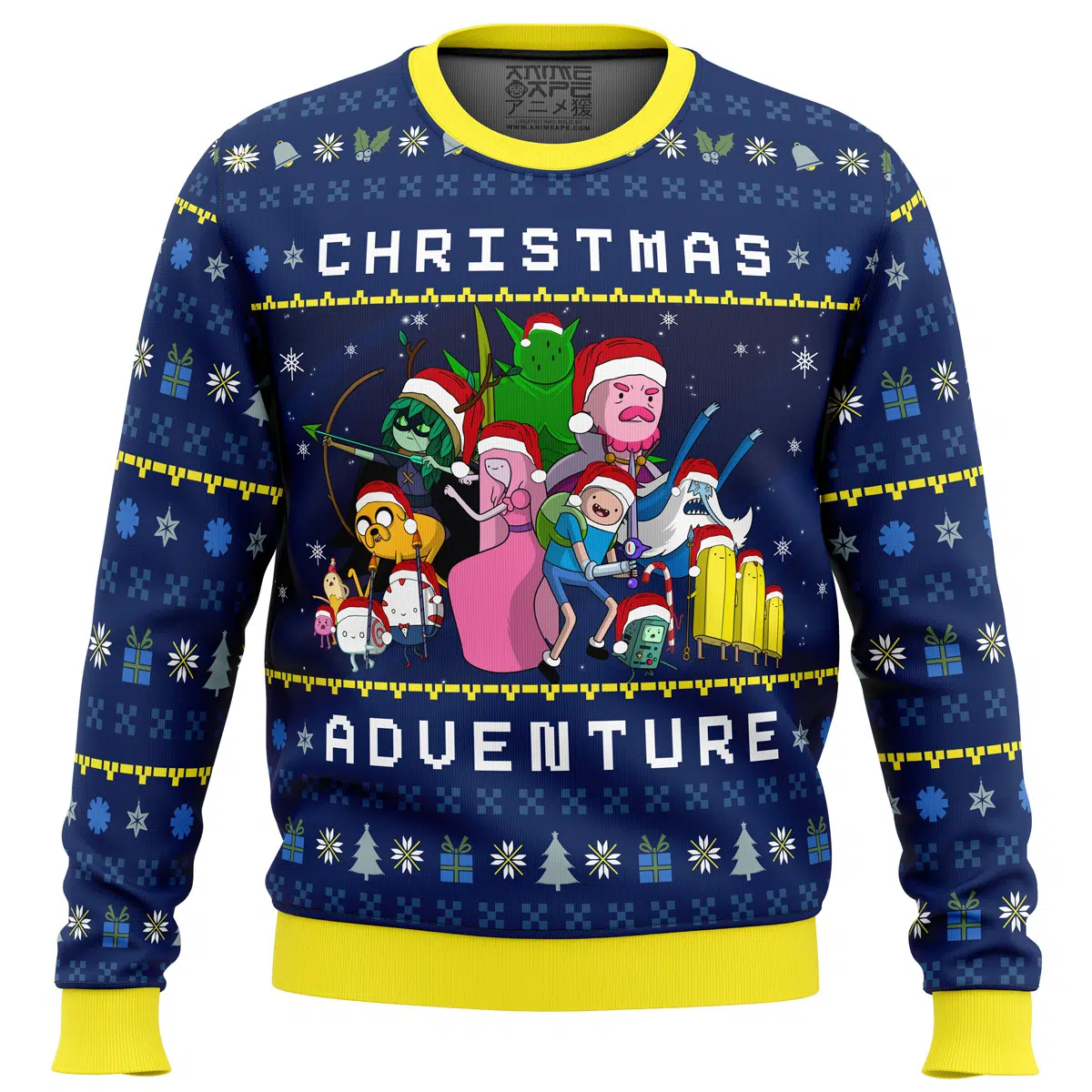 Buildercar - Adventure Time Christmas Quest Ugly Christmas Sweater