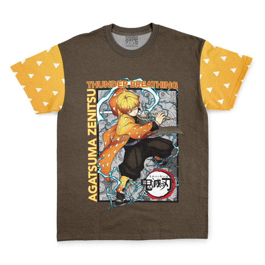 Buildercar - Agatsuma Zenitsu Demon Slayer Streetwear T-Shirt