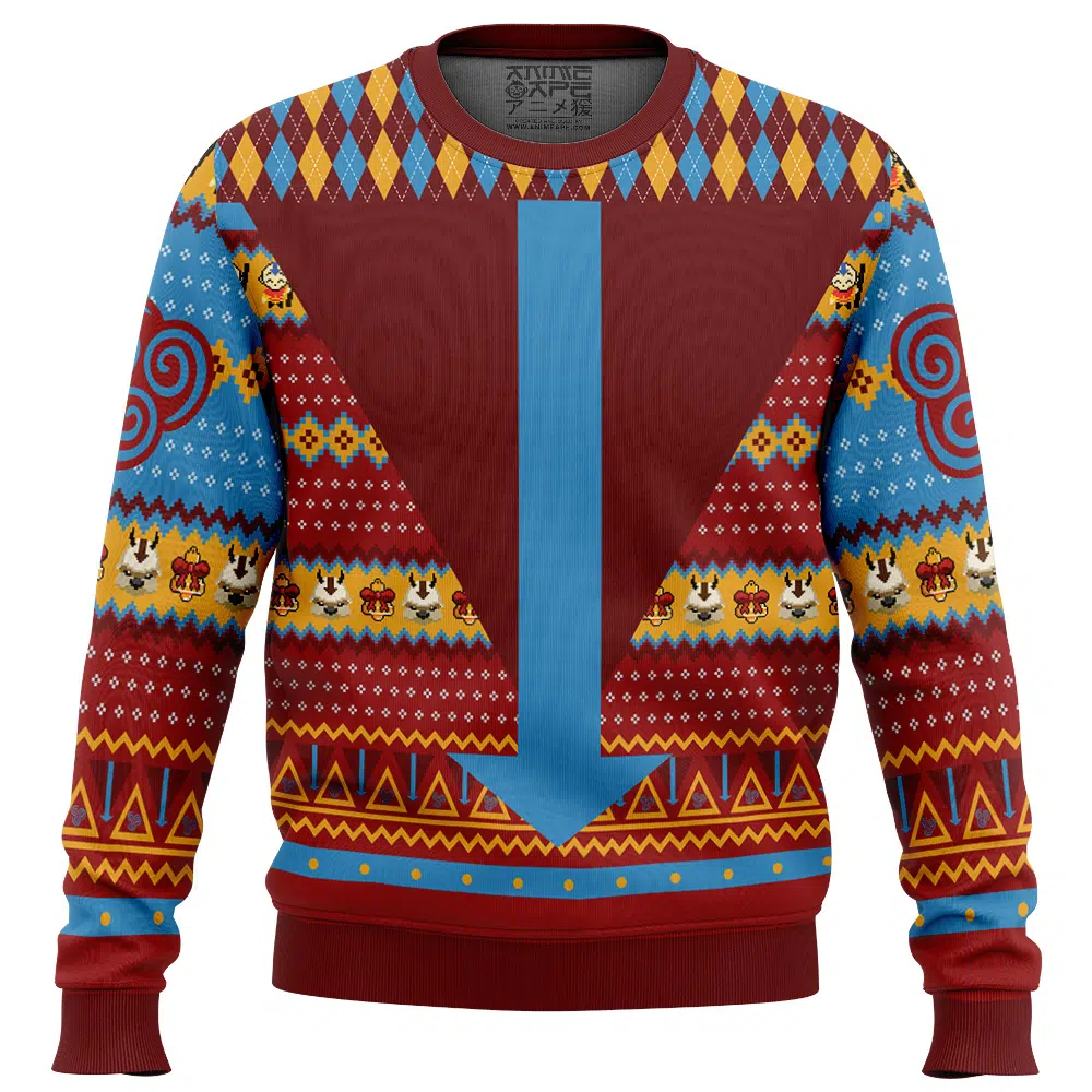 Buildercar - Airbender Avatar the Last Airbender Ugly Christmas Sweater