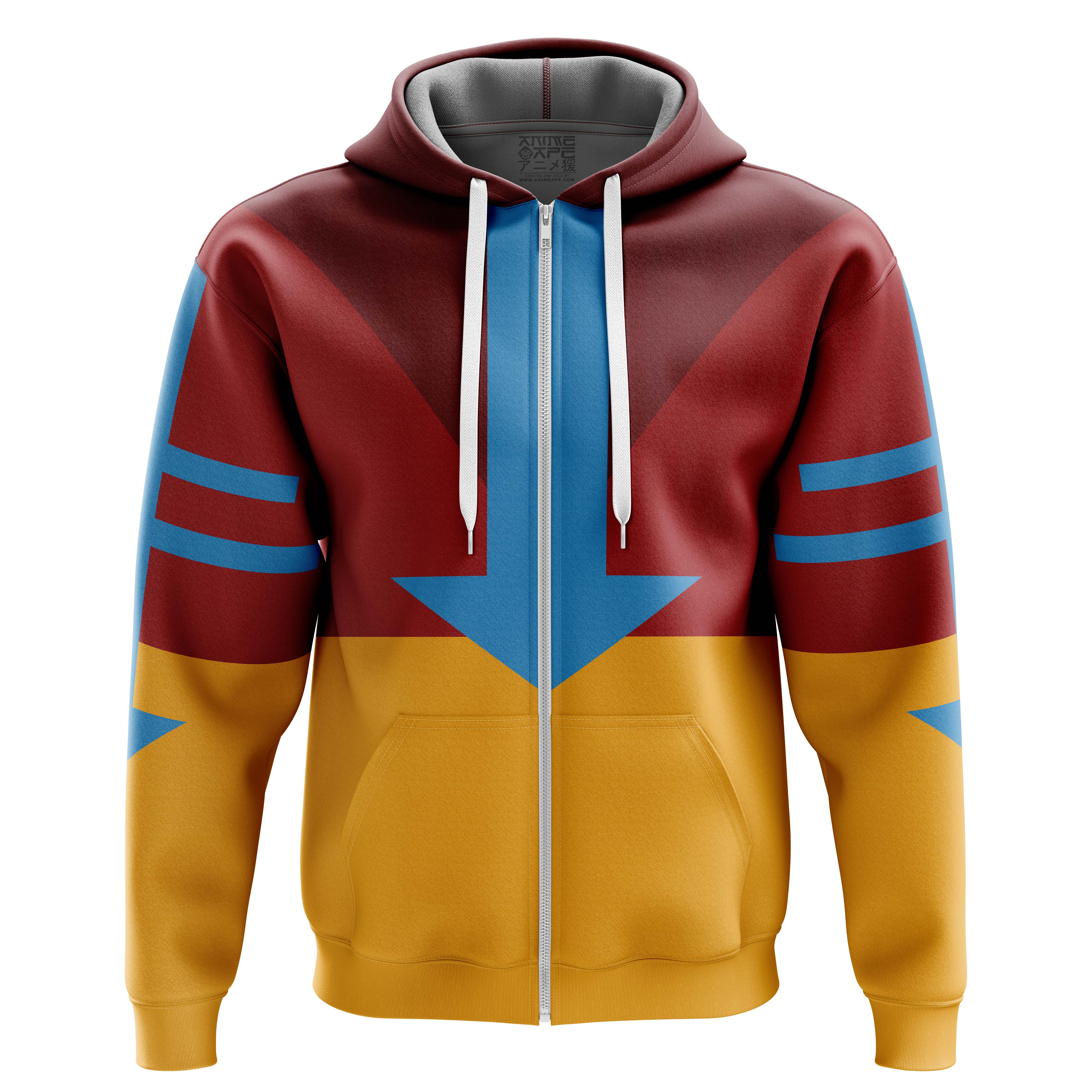 Buildercar - Airbenders Avatar The Last Airbender Zip Hoodie Jacket