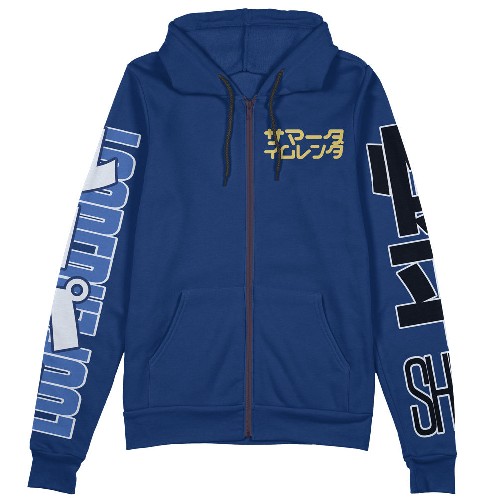Buildercar - Ajiro Shinpei Summer Time Rendering Streetwear Zip Hoodie Jacket - Image 2