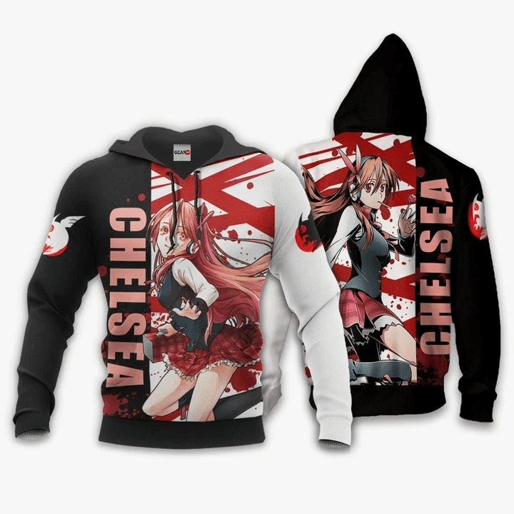 Buildercar - Akame Ga Kill Chelsea Anime Manga For Men And Women 3d Hoodie