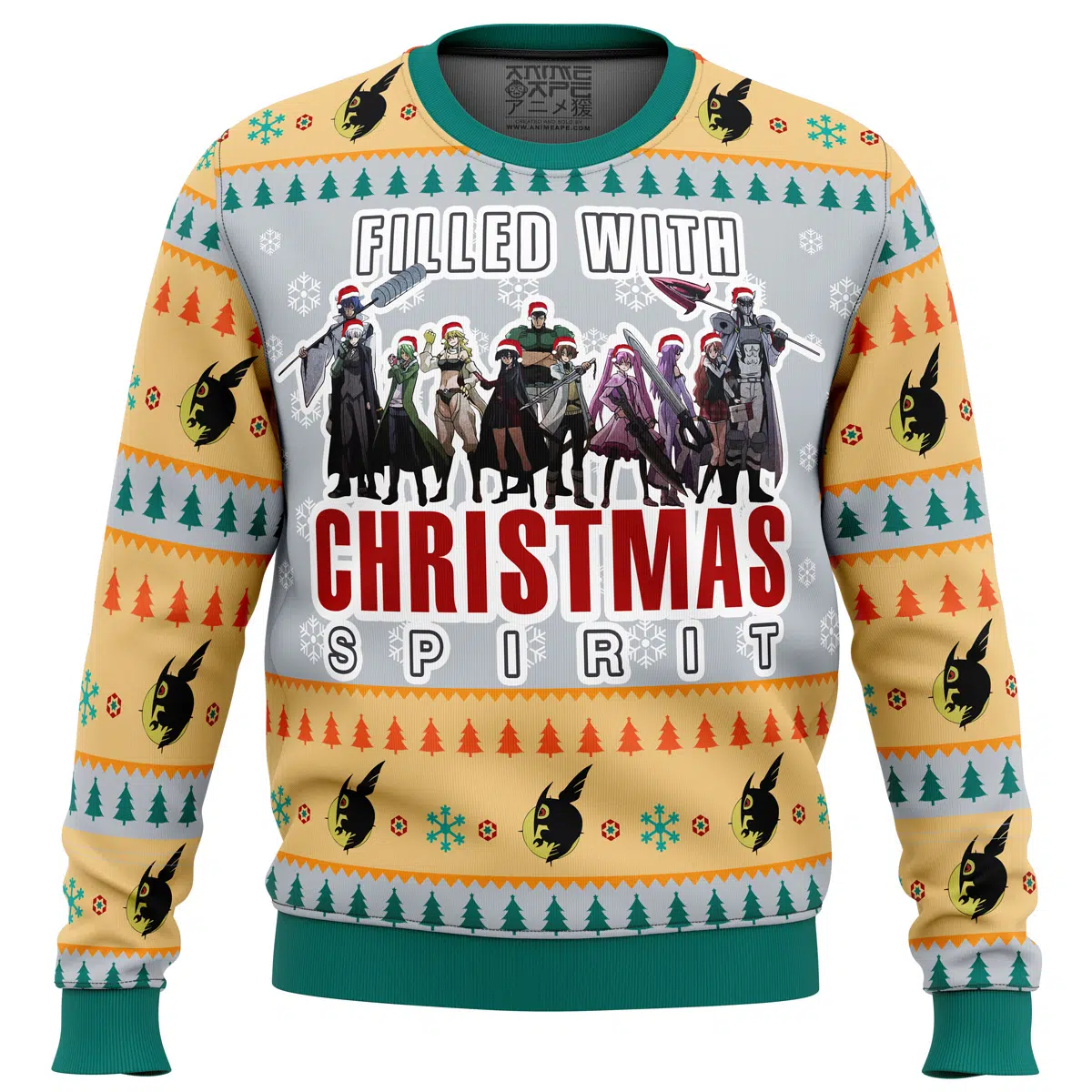 Buildercar - Akame ga Kill Night Raid Ugly Christmas Sweater