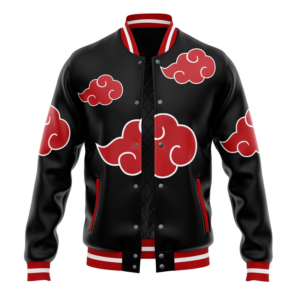 Buildercar - Akatsuki Pattern Varsity Jacket
