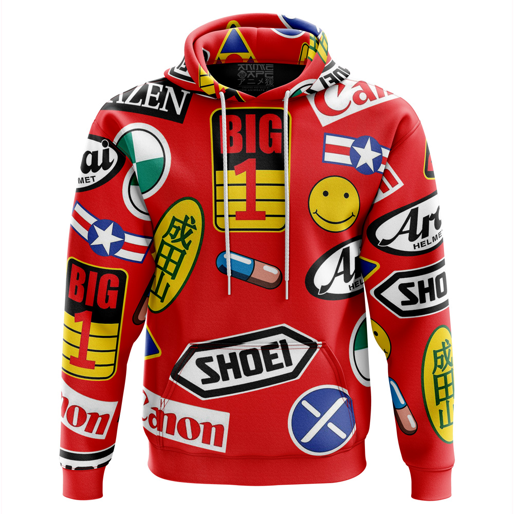 Buildercar - Akira Full Decals Hoodie