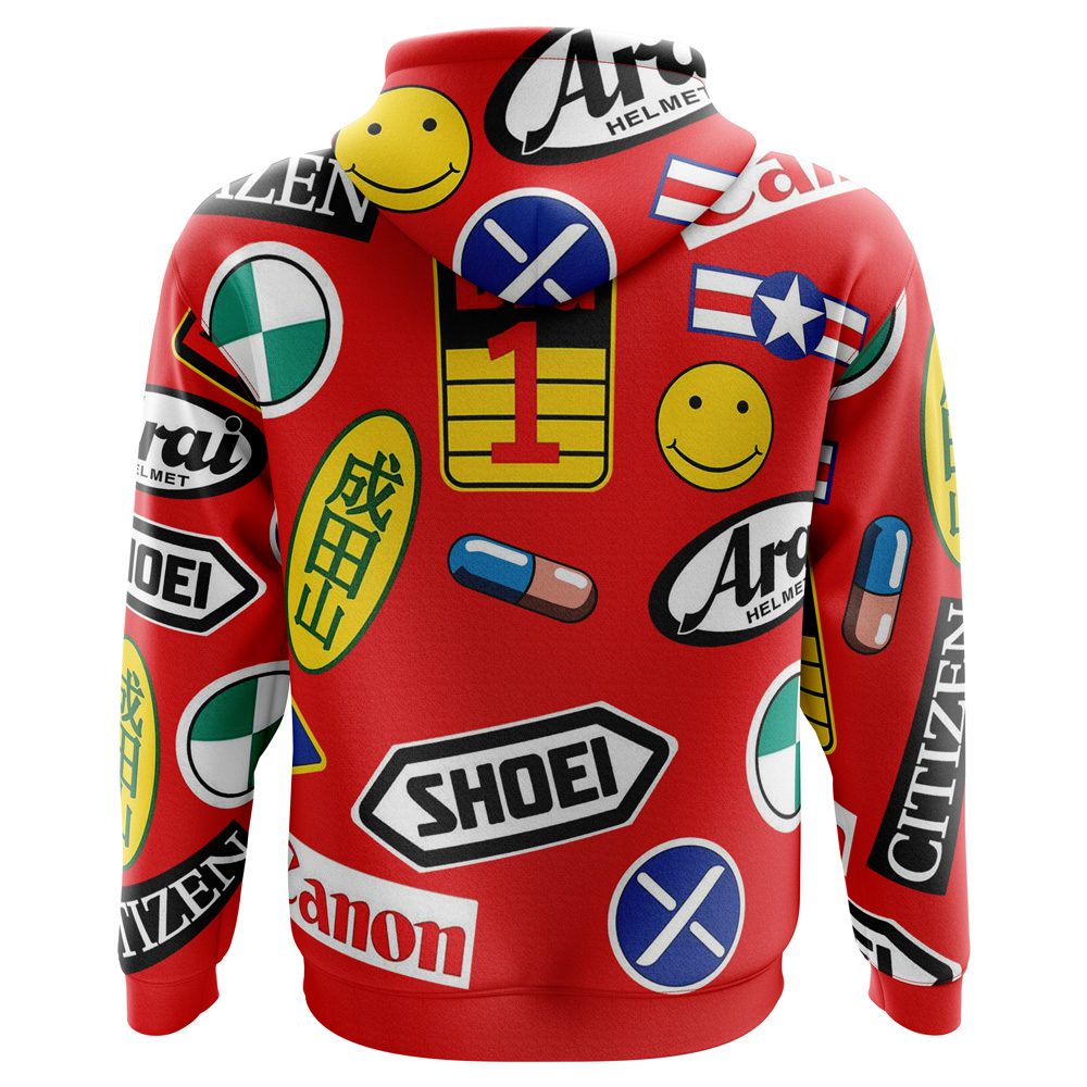 Buildercar - Akira Full Decals Hoodie - Image 2