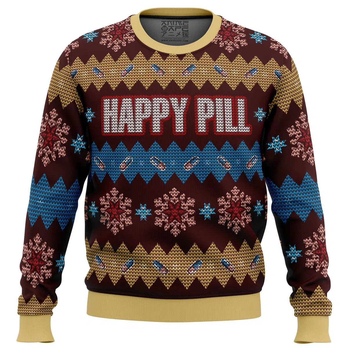 Buildercar - Akira Happy Pill Ugly Christmas Sweater