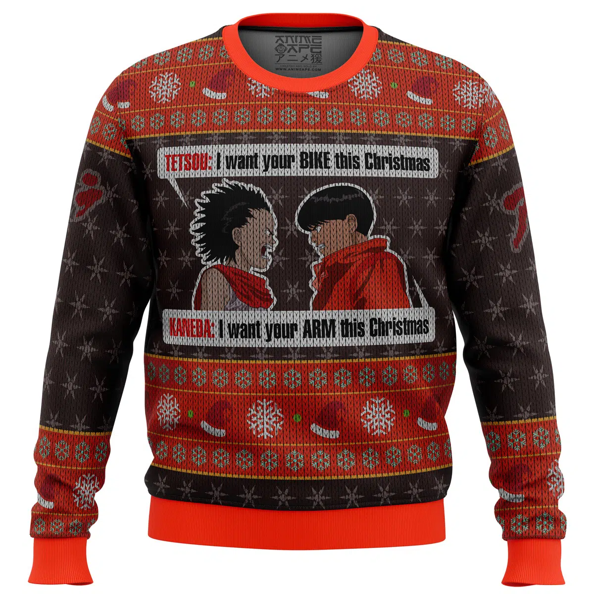 Buildercar - Akira Tetsou Shima and Shotaro Kaneda Ugly Christmas Sweater