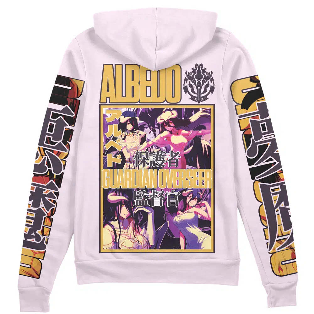 Buildercar - Albedo Overlord Streetwear Zip Hoodie Jacket