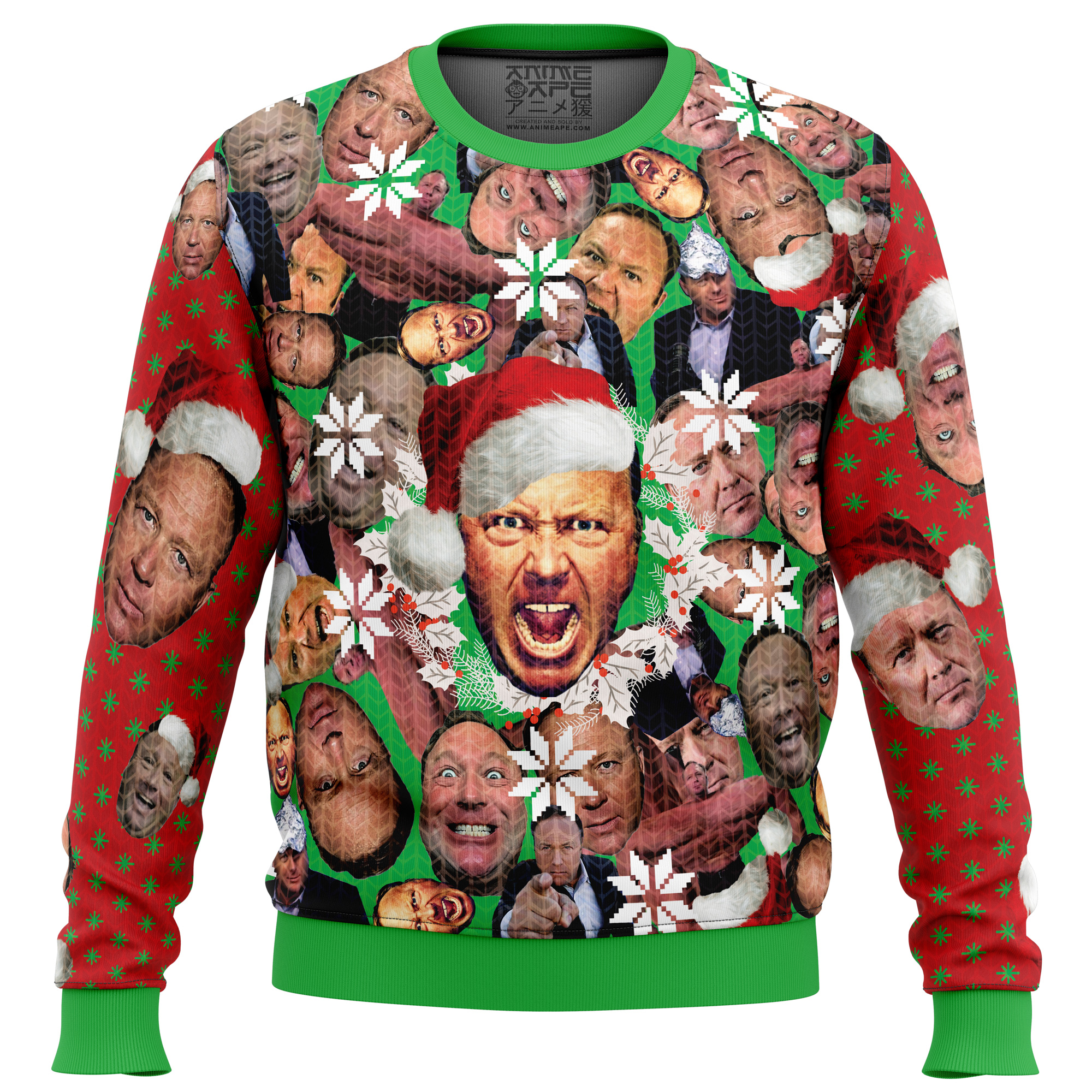 Buildercar - Alex Jones Ugly Christmas Sweater